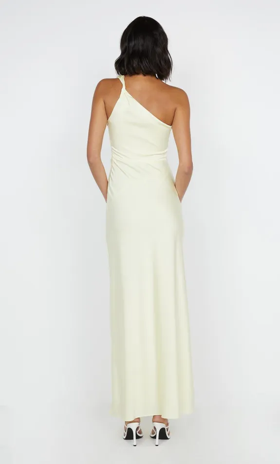 Bec Bridge Bridesmaid Dresses Women LUNETTA ASYM DRESS 8211 ICE YELLOW