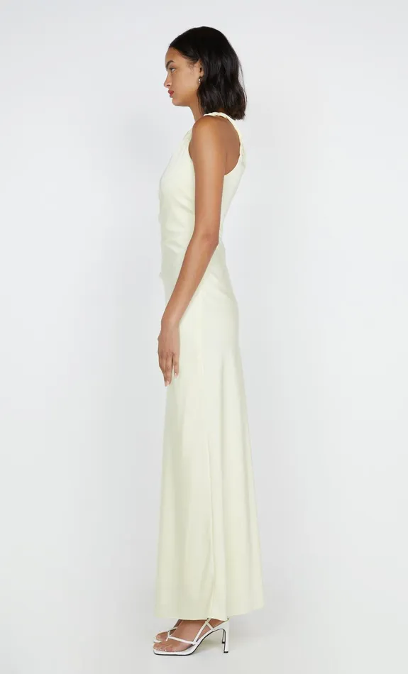 Bec Bridge Bridesmaid Dresses Women LUNETTA ASYM DRESS 8211 ICE YELLOW