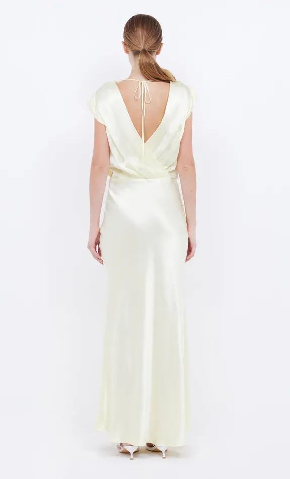 Bec Bridge Bridesmaid Dresses Women MOON DANCE MAXI DRESS 8211 ICE YELLOW