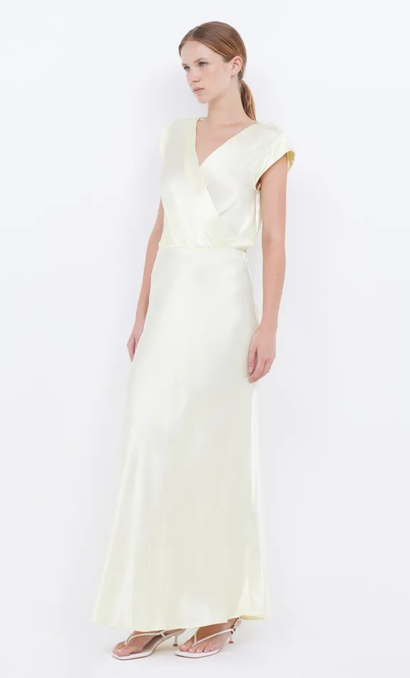 Bec Bridge Bridesmaid Dresses Women MOON DANCE MAXI DRESS 8211 ICE YELLOW