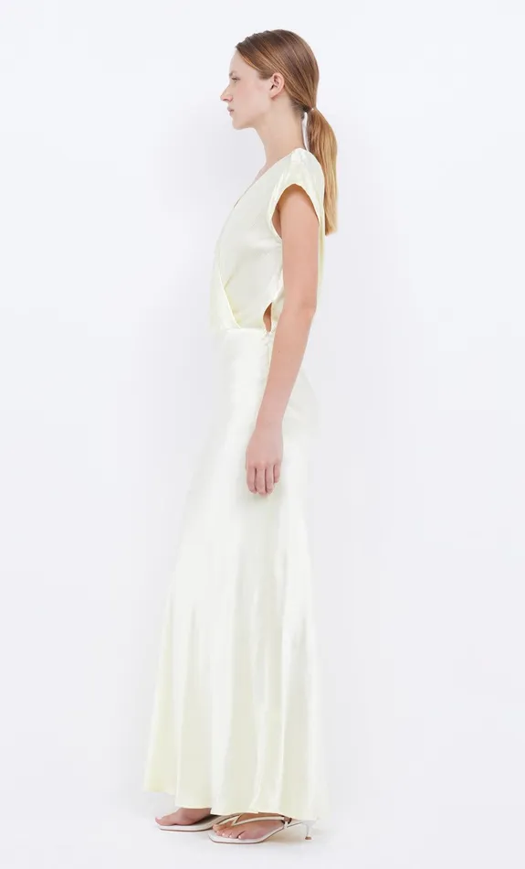 Bec Bridge Bridesmaid Dresses Women MOON DANCE MAXI DRESS 8211 ICE YELLOW