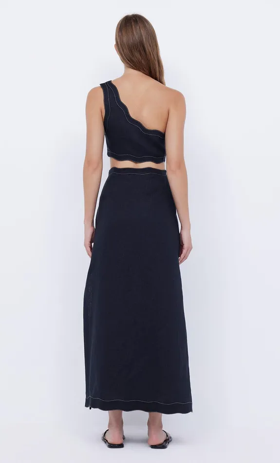 Bec Bridge Cropped Women TALLULAH ASYM CROP TOP 8211 BLACKBLACK