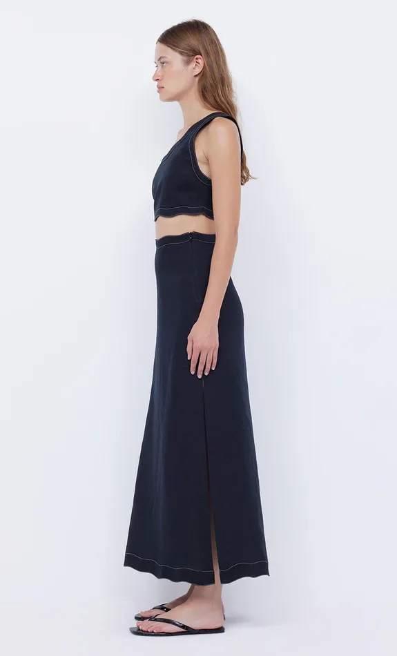 Bec Bridge Cropped Women TALLULAH ASYM CROP TOP 8211 BLACKBLACK