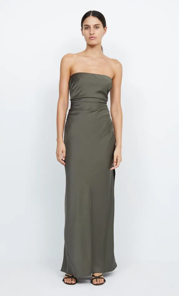 Bec Bridge Maxi Dresses Women ETERNITY STRAPLESS MAXI 8211 DARK WILLOW