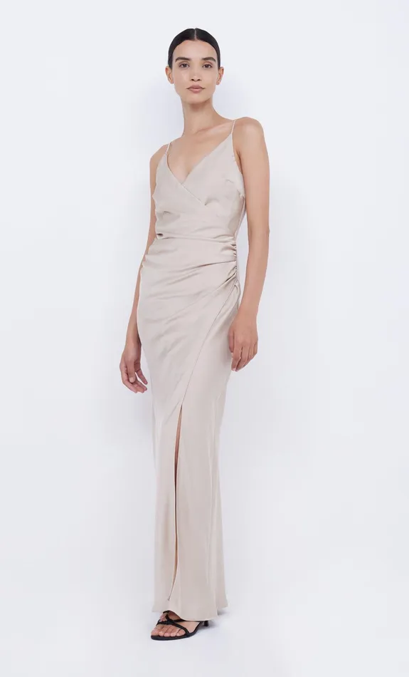 Bec Bridge Maxi Dresses Women ETERNITY V MAXI DRESS 8211 SAND