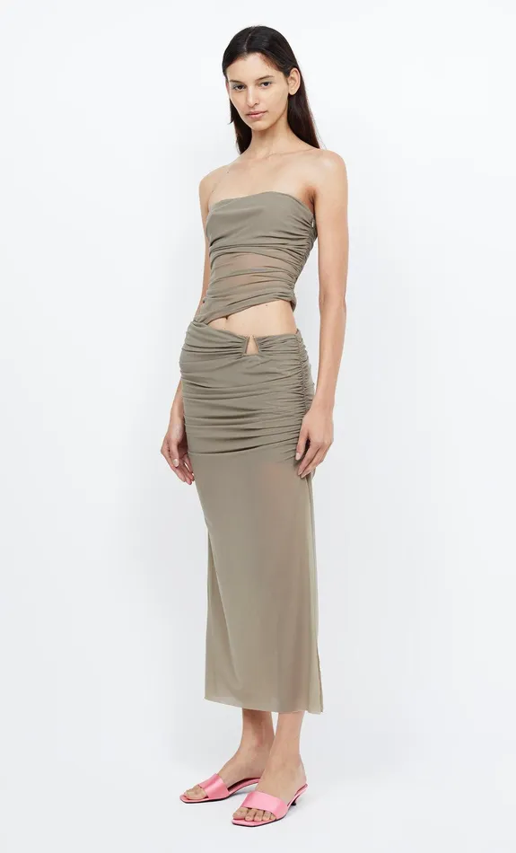 Bec Bridge Maxi Dresses Women IONA STRAPLESS DRESS 8211 TAUPE