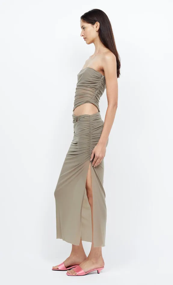Bec Bridge Maxi Dresses Women IONA STRAPLESS DRESS 8211 TAUPE