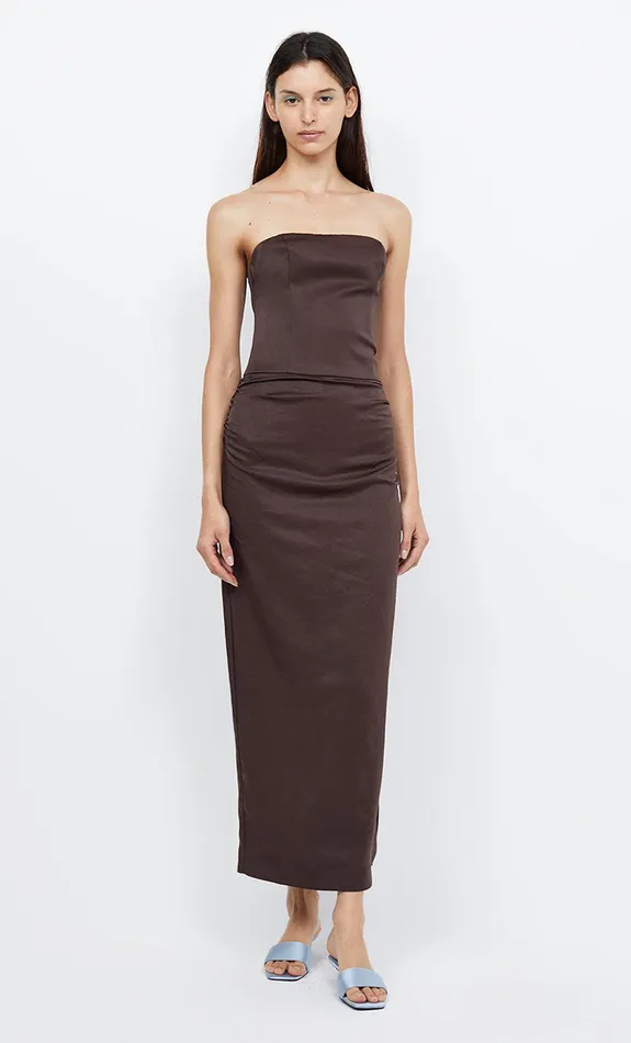 Bec Bridge Maxi Dresses Women JONES STRAPLESS MAXI DRESS 8211 COCOA
