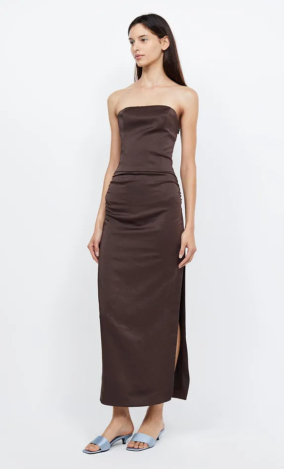 Bec Bridge Maxi Dresses Women JONES STRAPLESS MAXI DRESS 8211 COCOA