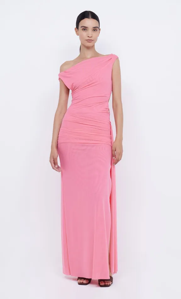 Bec Bridge Maxi Dresses Women KAILANI ASYM DRESS 8211 GRAPEFRUIT PINK