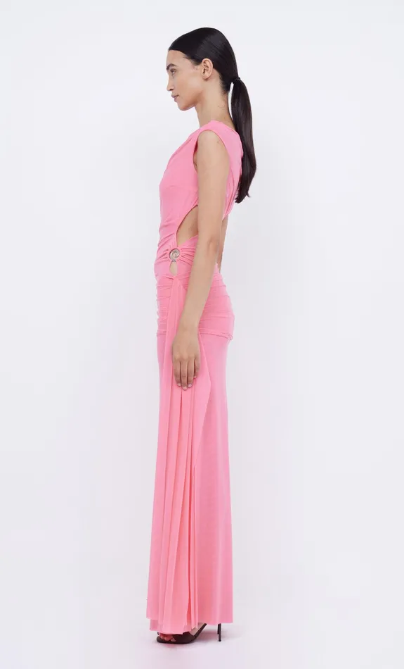 Bec Bridge Maxi Dresses Women KAILANI ASYM DRESS 8211 GRAPEFRUIT PINK