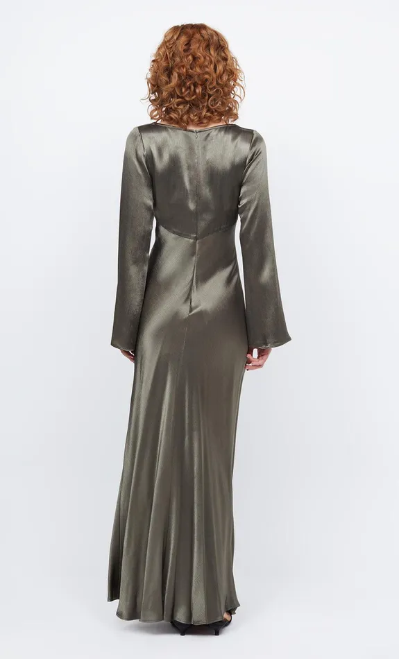 Bec Bridge Maxi Dresses Women REN LONG SLEEVE MAXI DRESS 8211 DARK WILLOW