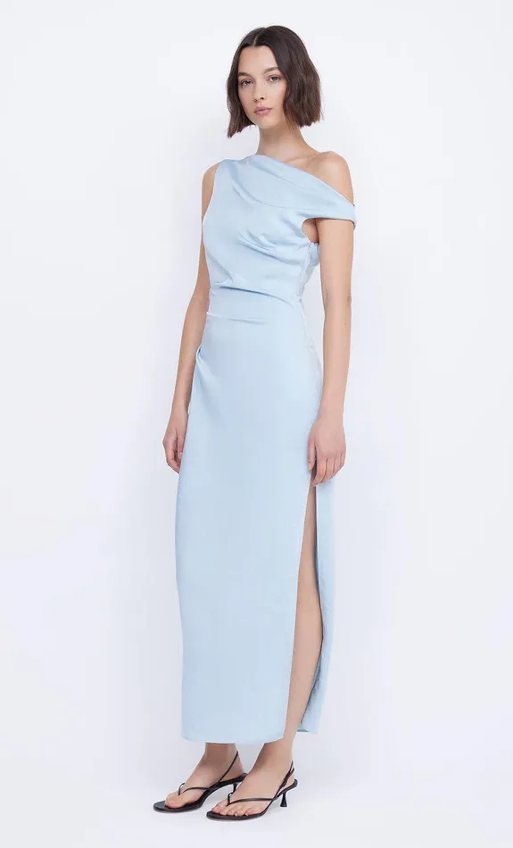 Bec Bridge Maxi Dresses Women ROCHELLE ASYM MIDI DRESS 8211 DOLPHIN BLUE