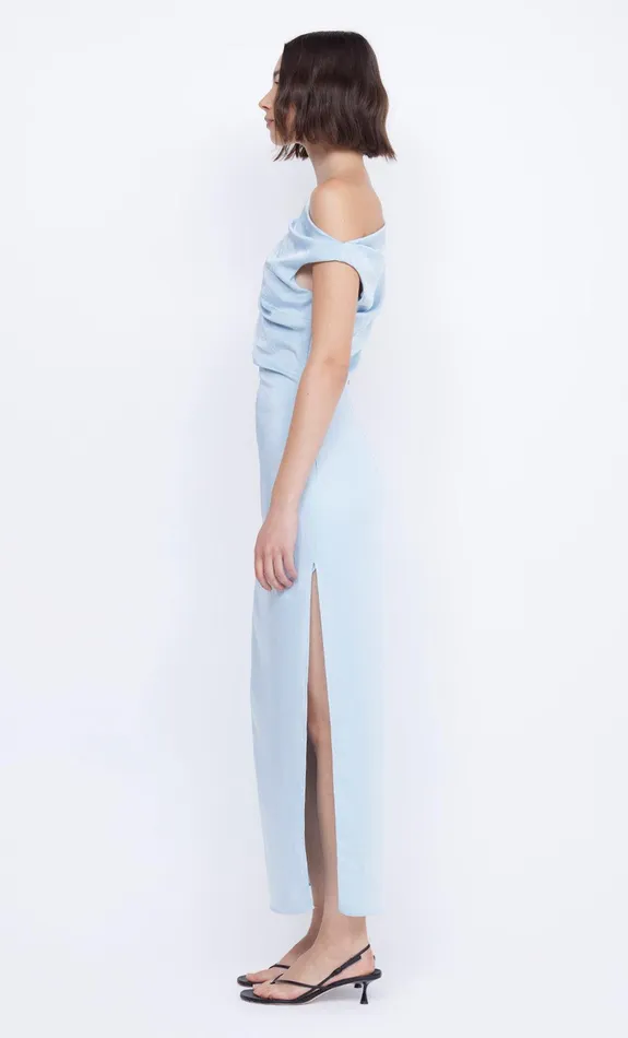 Bec Bridge Maxi Dresses Women ROCHELLE ASYM MIDI DRESS 8211 DOLPHIN BLUE