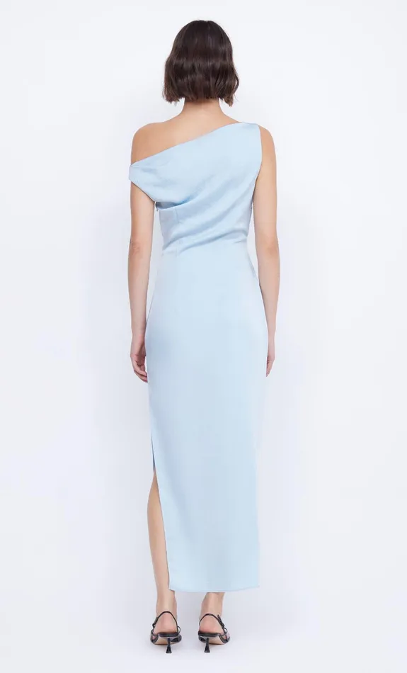 Bec Bridge Maxi Dresses Women ROCHELLE ASYM MIDI DRESS 8211 DOLPHIN BLUE