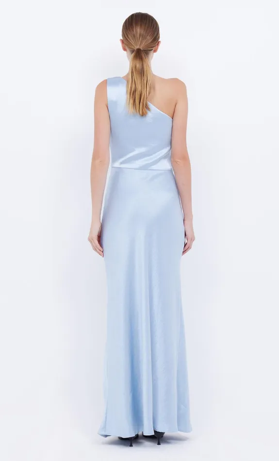 Bec Bridge Maxi Dresses Women THE DREAMER ASYM DRESS 8211 DUSTY BLUE