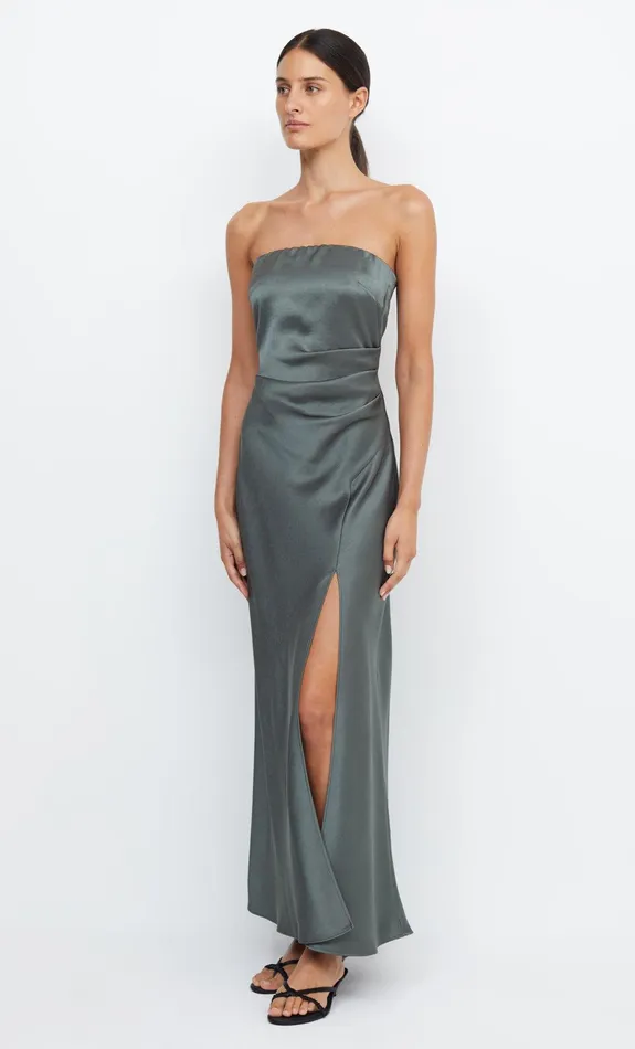 Bec Bridge Maxi Dresses Women THE DREAMER STRAPLESS DRESS 8211 DARK WILLOW