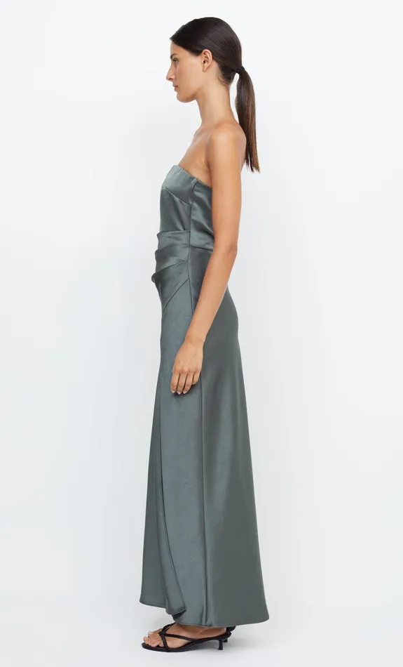 Bec Bridge Maxi Dresses Women THE DREAMER STRAPLESS DRESS 8211 DARK WILLOW