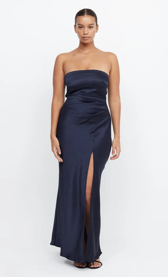 Bec Bridge Maxi Dresses Women THE DREAMER STRAPLESS DRESS 8211 INK