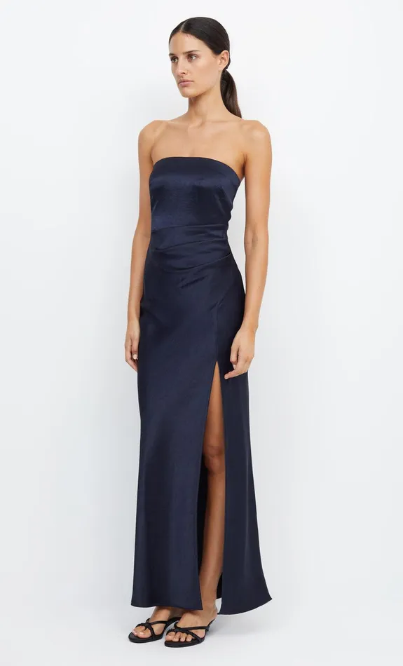 Bec Bridge Maxi Dresses Women THE DREAMER STRAPLESS DRESS 8211 INK