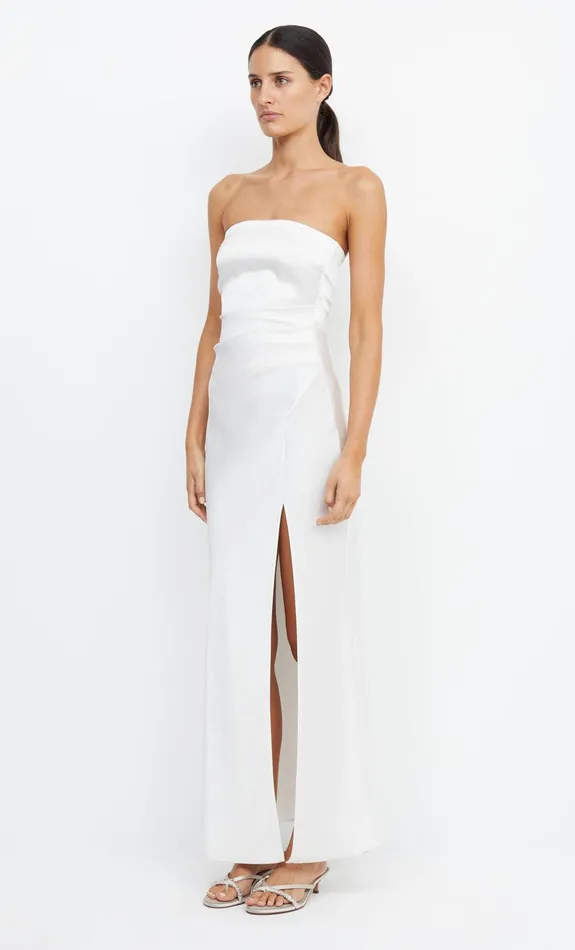 Bec Bridge Maxi Dresses Women THE DREAMER STRAPLESS DRESS 8211 IVORY