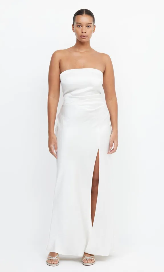 Bec Bridge Maxi Dresses Women THE DREAMER STRAPLESS DRESS 8211 IVORY