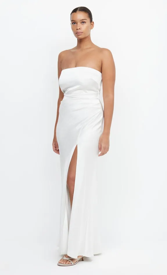 Bec Bridge Maxi Dresses Women THE DREAMER STRAPLESS DRESS 8211 IVORY