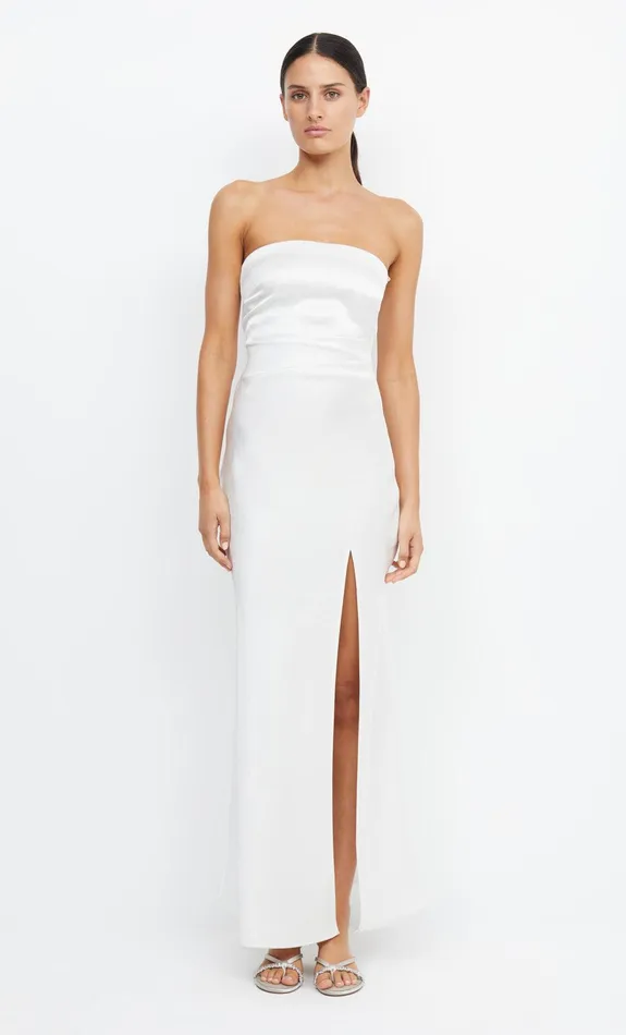 Bec Bridge Maxi Dresses Women THE DREAMER STRAPLESS DRESS 8211 IVORY