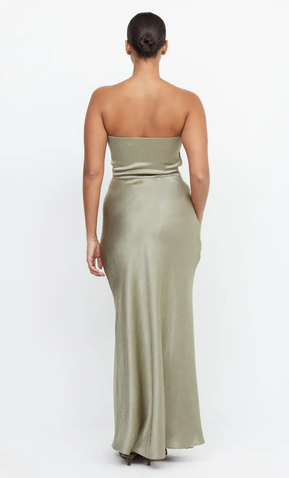 Bec Bridge Maxi Dresses Women THE DREAMER STRAPLESS DRESS 8211 SAGE