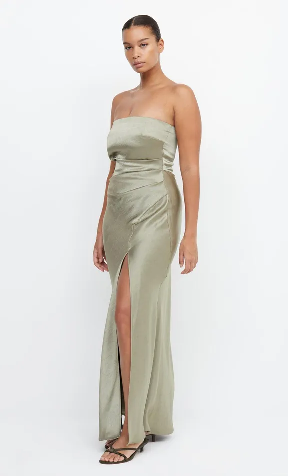 Bec Bridge Maxi Dresses Women THE DREAMER STRAPLESS DRESS 8211 SAGE