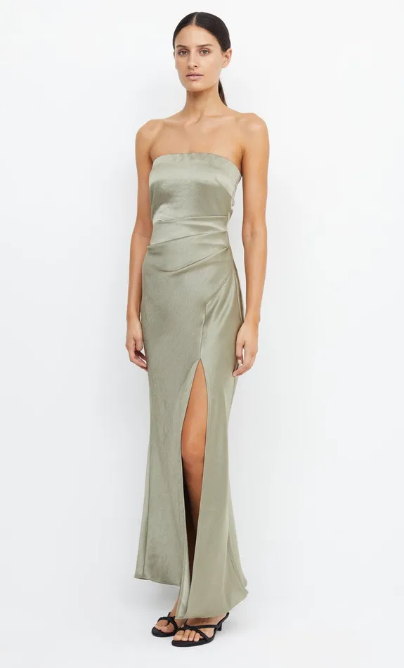 Bec Bridge Maxi Dresses Women THE DREAMER STRAPLESS DRESS 8211 SAGE