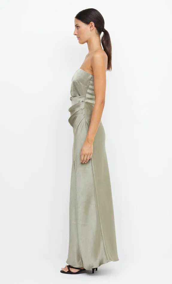 Bec Bridge Maxi Dresses Women THE DREAMER STRAPLESS DRESS 8211 SAGE