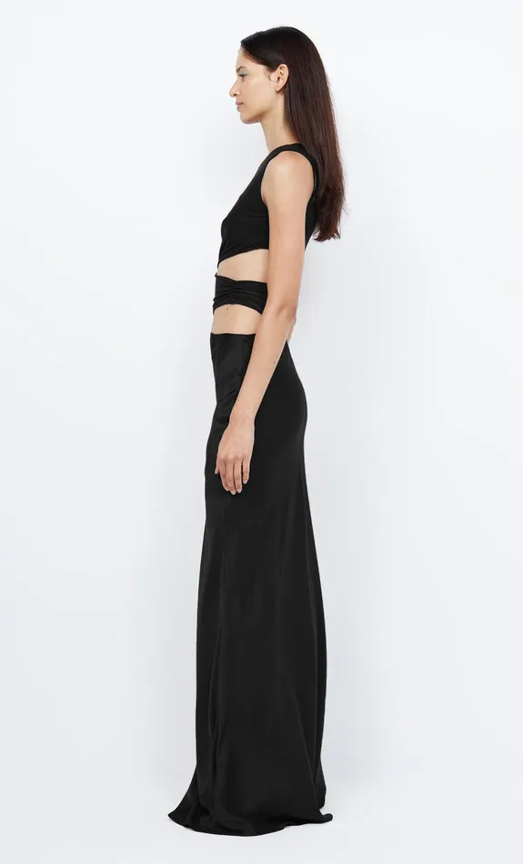 Bec Bridge Maxi Dresses Women WHORL ASYM DRESS 8211 BLACK