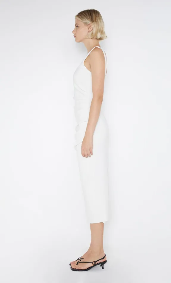 Bec Bridge Midi Dresses Women BE MINE SQUARE NECK DRESS 8211 IVORY