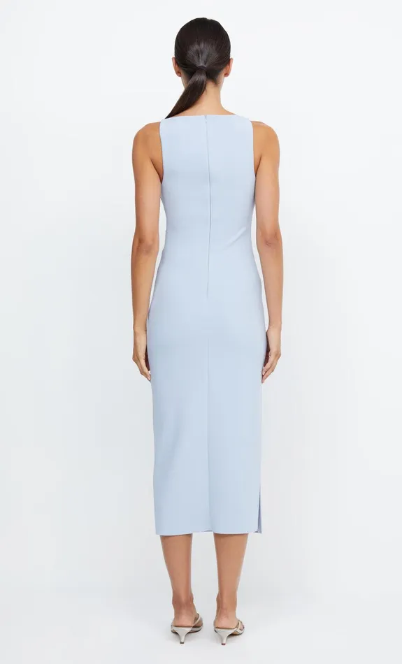 Bec Bridge Midi Dresses Women BE MINE TUCK DRESS 8211 DUSTY BLUE