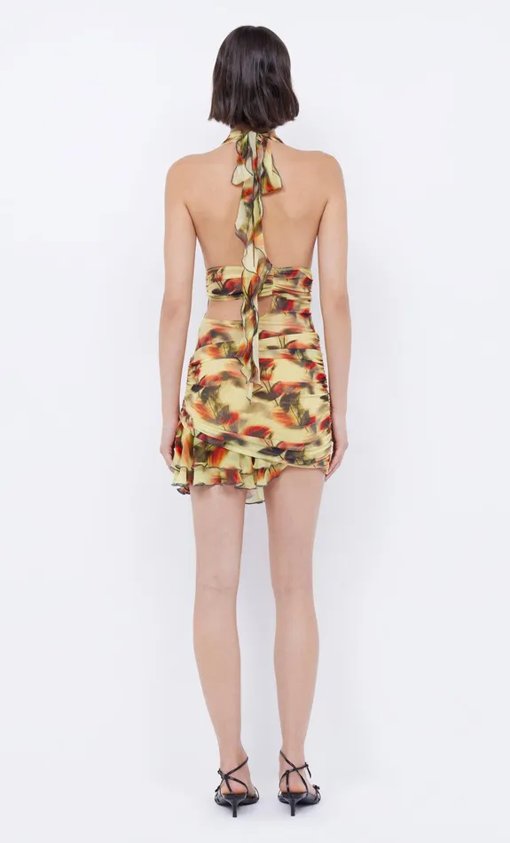 Bec Bridge Mini Dresses Women FIORE HALTER MINI DRESS 8211 CITRUS ROSE