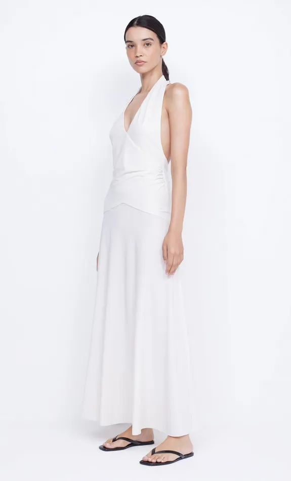 Bec Bridge Prom Dresses Women BLANCHE HALTER MAXI DRESS 8211 IVORY