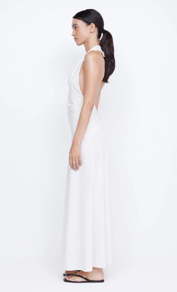 Bec Bridge Prom Dresses Women BLANCHE HALTER MAXI DRESS 8211 IVORY