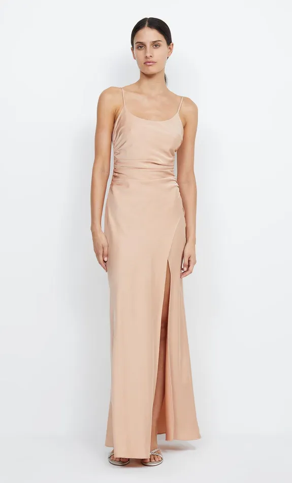Bec Bridge Prom Dresses Women ETERNITY SCOOP MAXI DRESS 8211 ROSE GOLD