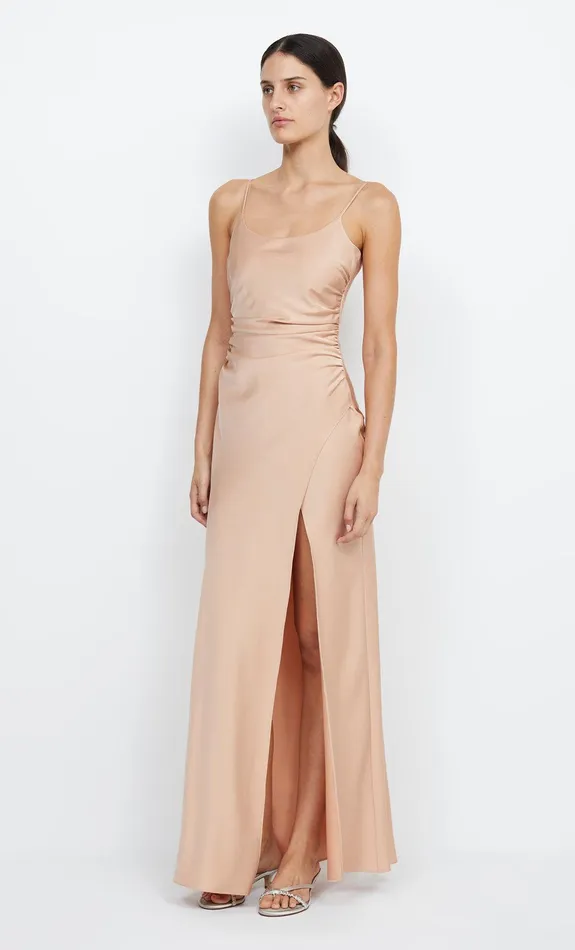 Bec Bridge Prom Dresses Women ETERNITY SCOOP MAXI DRESS 8211 ROSE GOLD