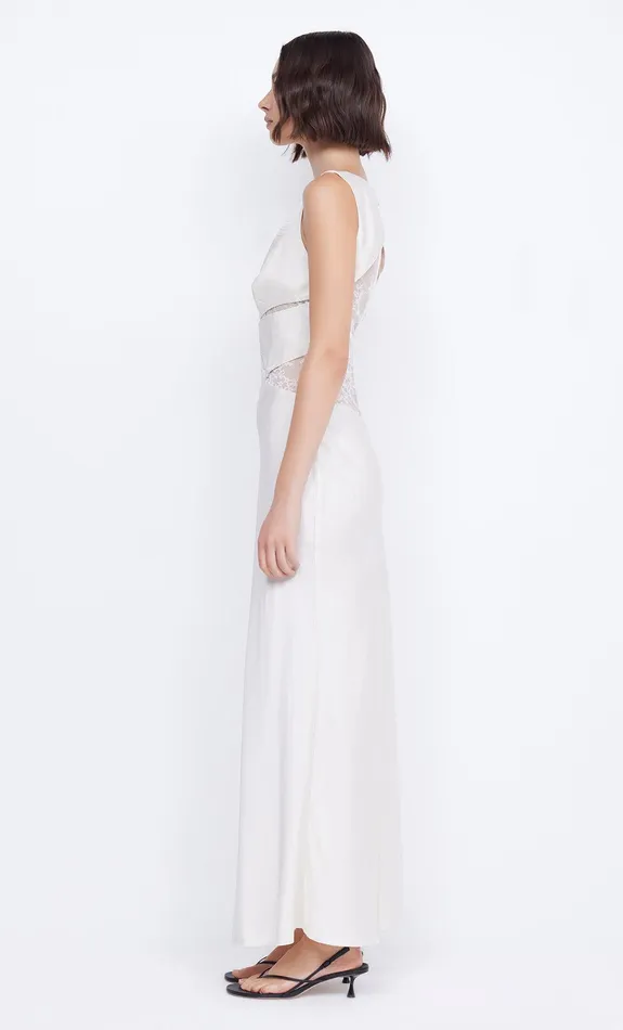 Bec Bridge Prom Dresses Women JULIETTE V NECK MAXI DRESS 8211 IVORY