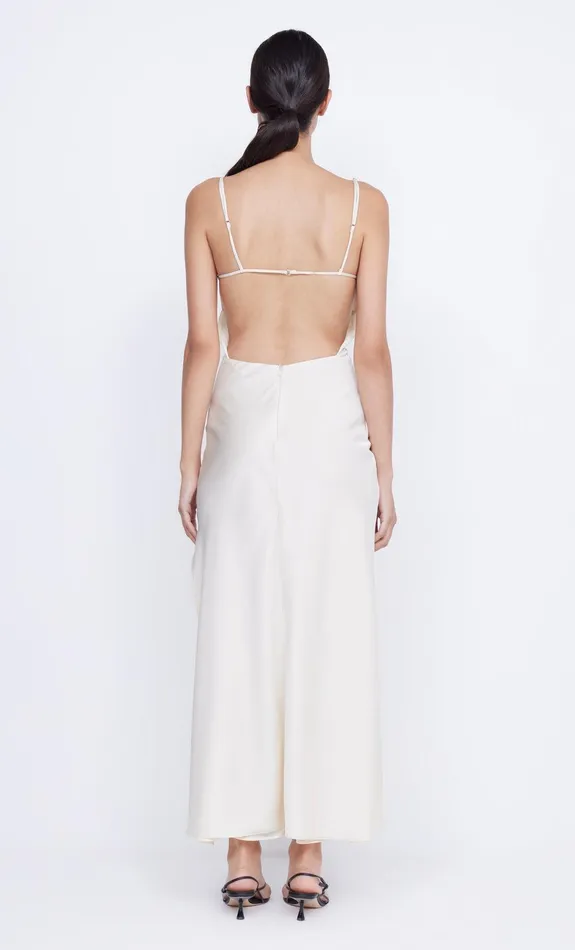 Bec Bridge Prom Dresses Women MARI LOU GATHERED MAXI DRESS 8211 CREAM