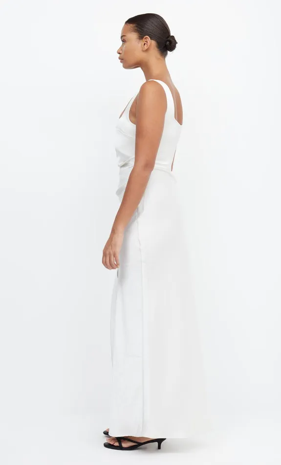 Bec Bridge Prom Dresses Women THE DREAMER SQUARE NECK DRESS 8211 IVORY