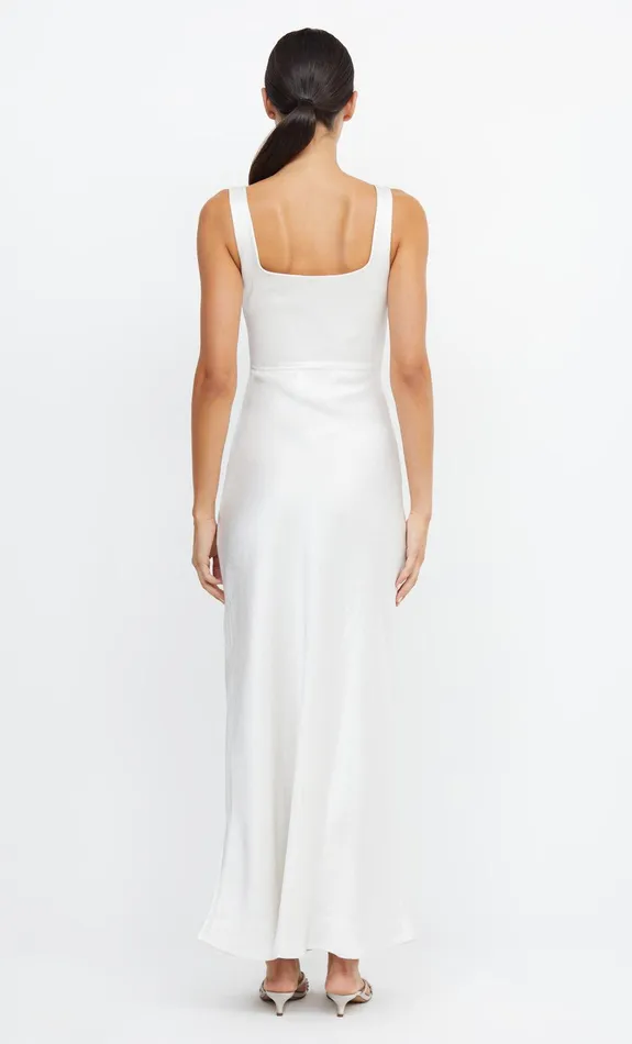 Bec Bridge Prom Dresses Women THE DREAMER SQUARE NECK DRESS 8211 IVORY