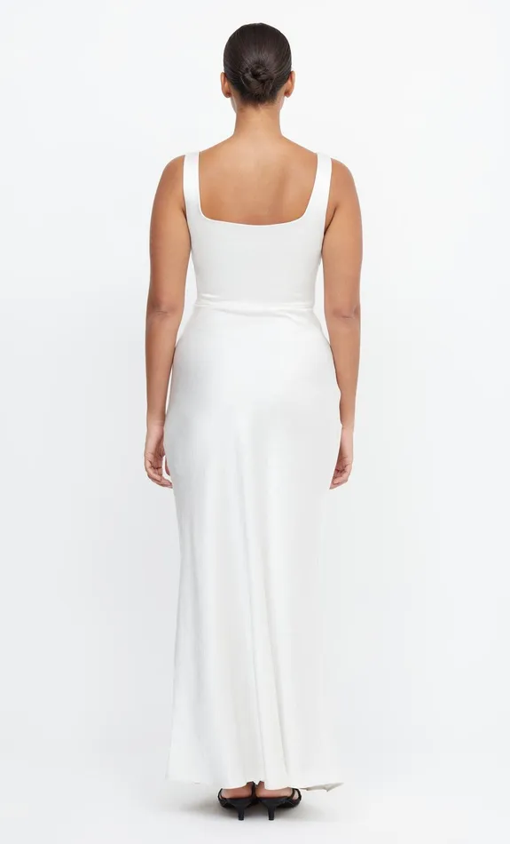 Bec Bridge Prom Dresses Women THE DREAMER SQUARE NECK DRESS 8211 IVORY