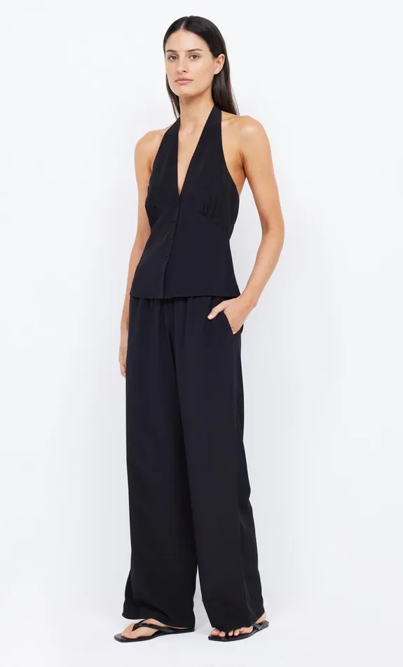 Bec Bridge Sleeveless Women ARCHER HALTER TOP 8211 BLACK