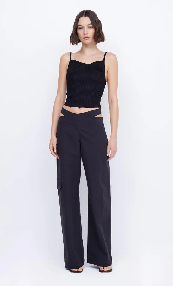 Bec Bridge Sleeveless Women GABRIEL CROPPED TANK 8211 BLACK