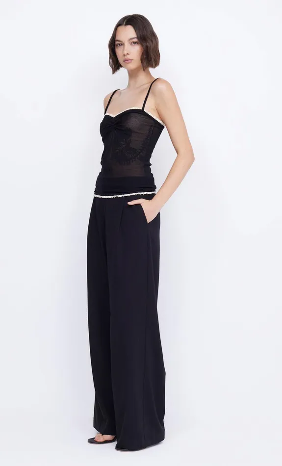 Bec Bridge Sleeveless Women NAELLE KNIT CAMI 8211 BLACK