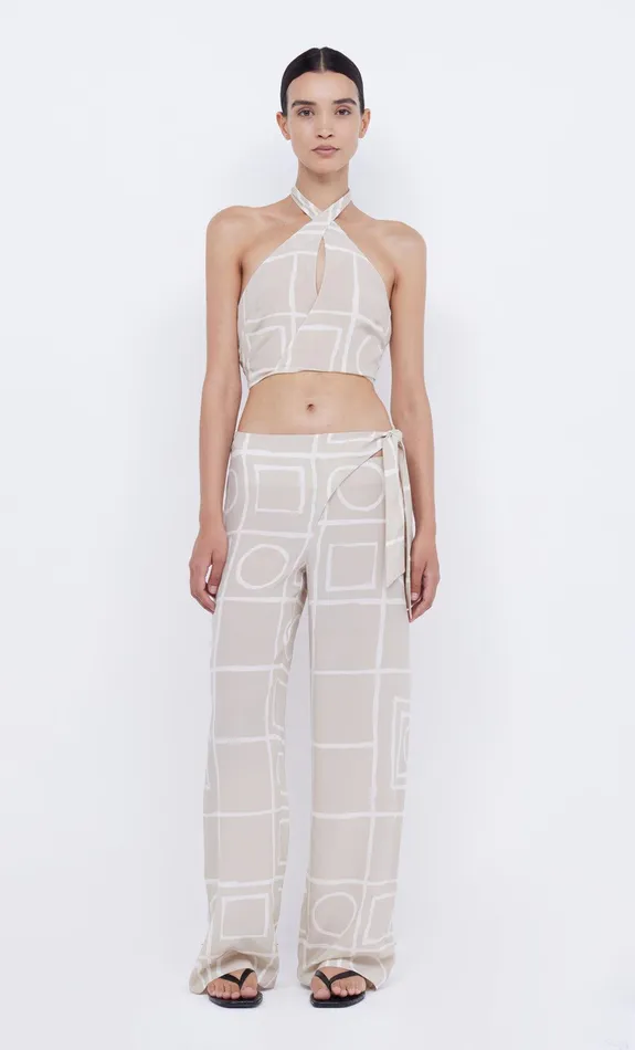 Bec Bridge Sleeveless Women SALMA HALTER TOP 8211 CHECKERS