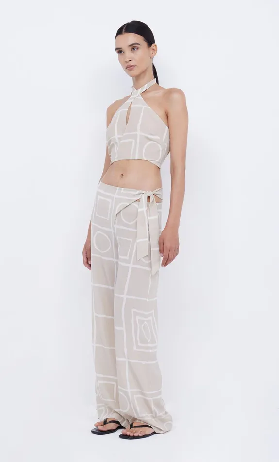 Bec Bridge Sleeveless Women SALMA HALTER TOP 8211 CHECKERS